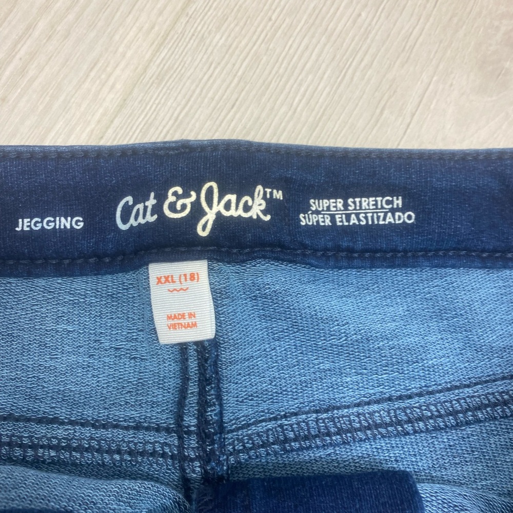 Cat & Jack Dark Navy Jegging Leggings for Girls - Picture 6 of 7